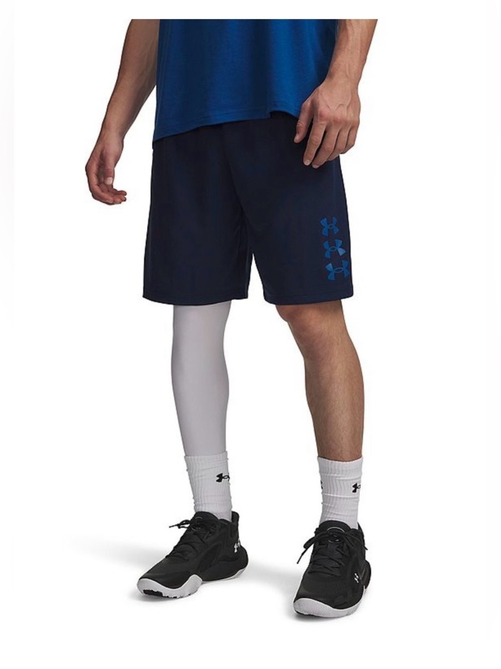 NWT Under Armour UA Next Gen Mesh Basketball Shorts Men’s 2XL Black